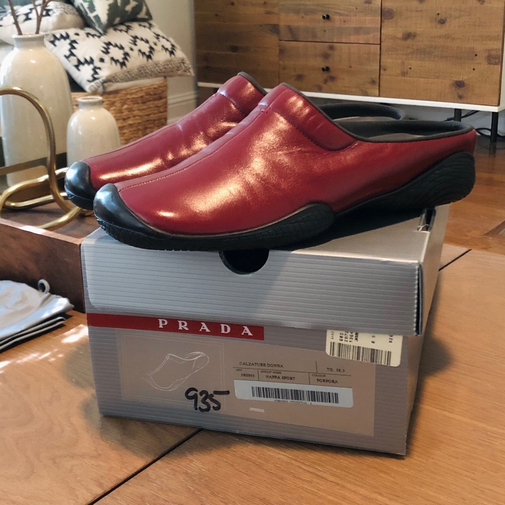 Prada Women's Mules Shoes size 38.5